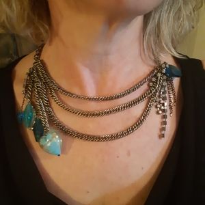 Silver Tone Chain Necklace